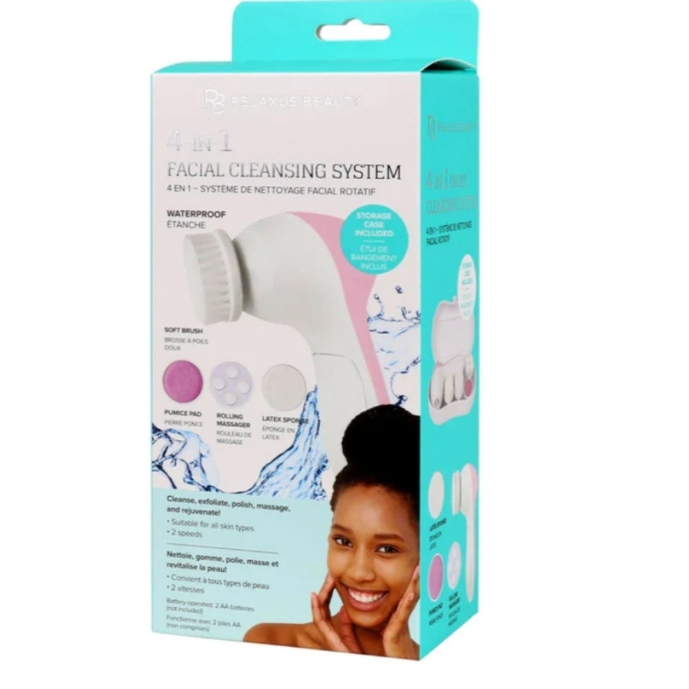Relaxus BeautyRelaxus Beauty 4-in-1 Facial Cleansing System - Picture 2 of 6
